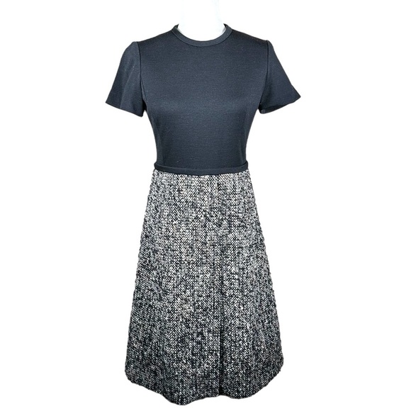 CHRISTIAN DIOR Vintage 1960's Matching Tweed Dress + Blazer Suit Set - Picture 6 of 16